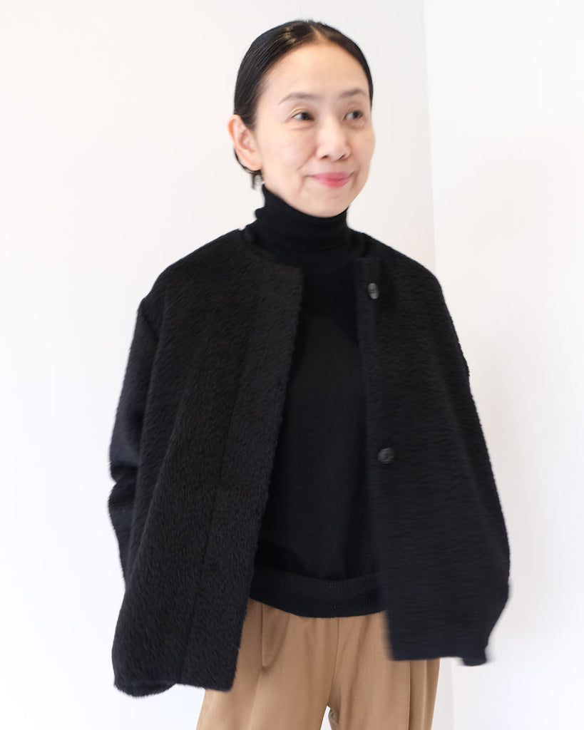 黒アルパカシャギー