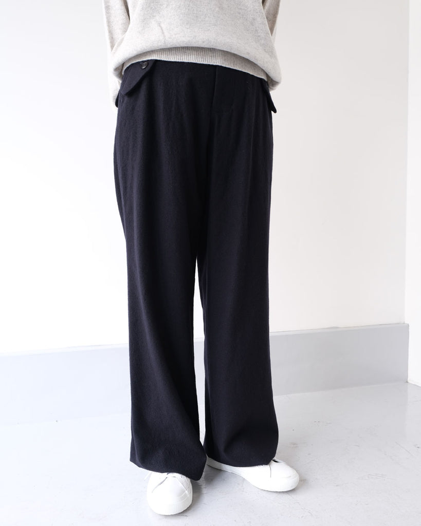 Caroleワイドパンツ(ウール縮絨)