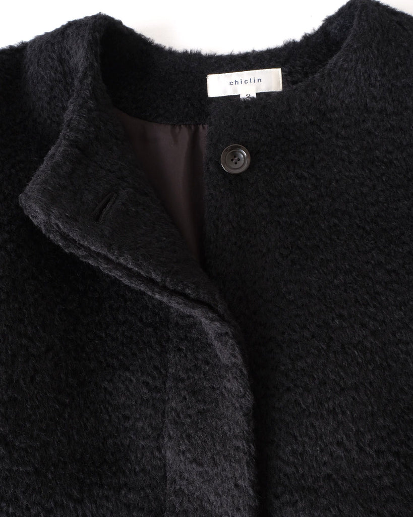 黒アルパカシャギー(前明き比翼部分)