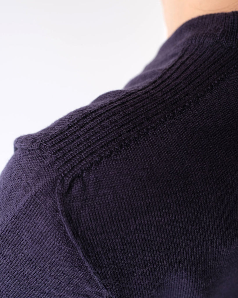 ネイビー(肩リブ部分)