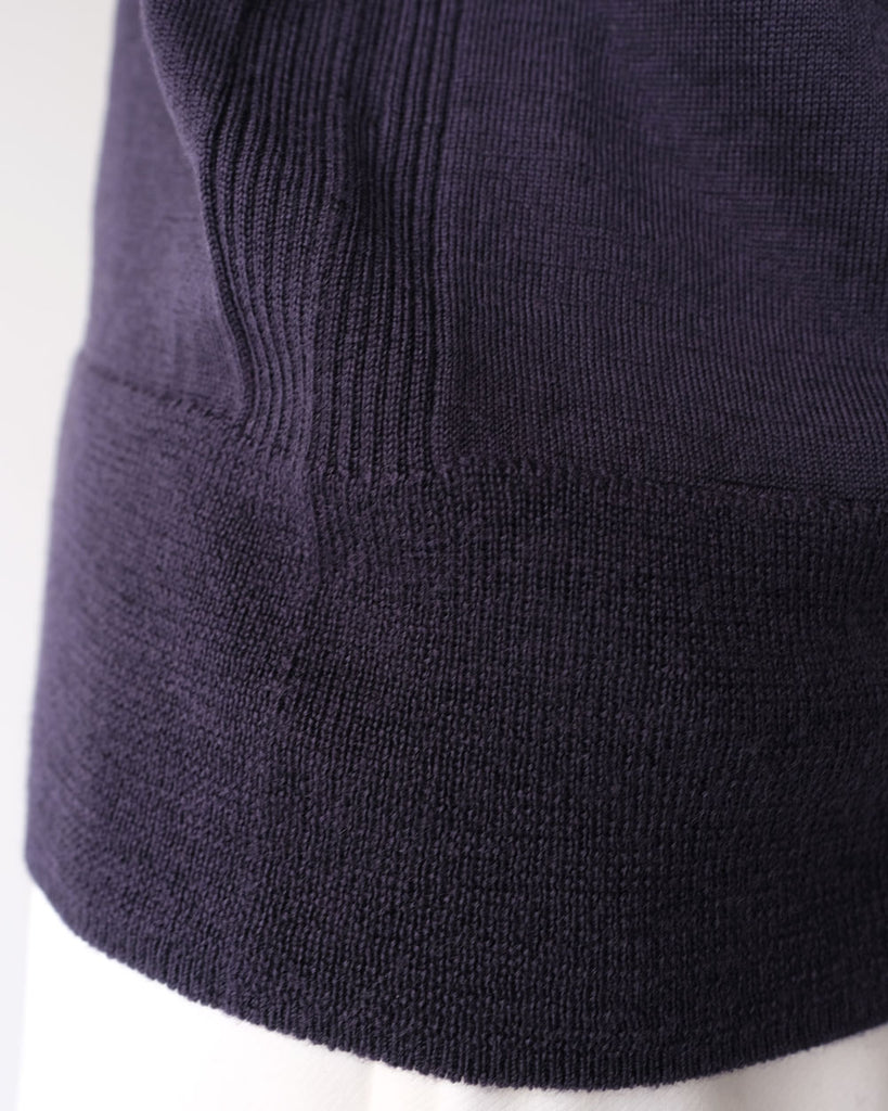 ネイビー(脇リブ、裾リブ)