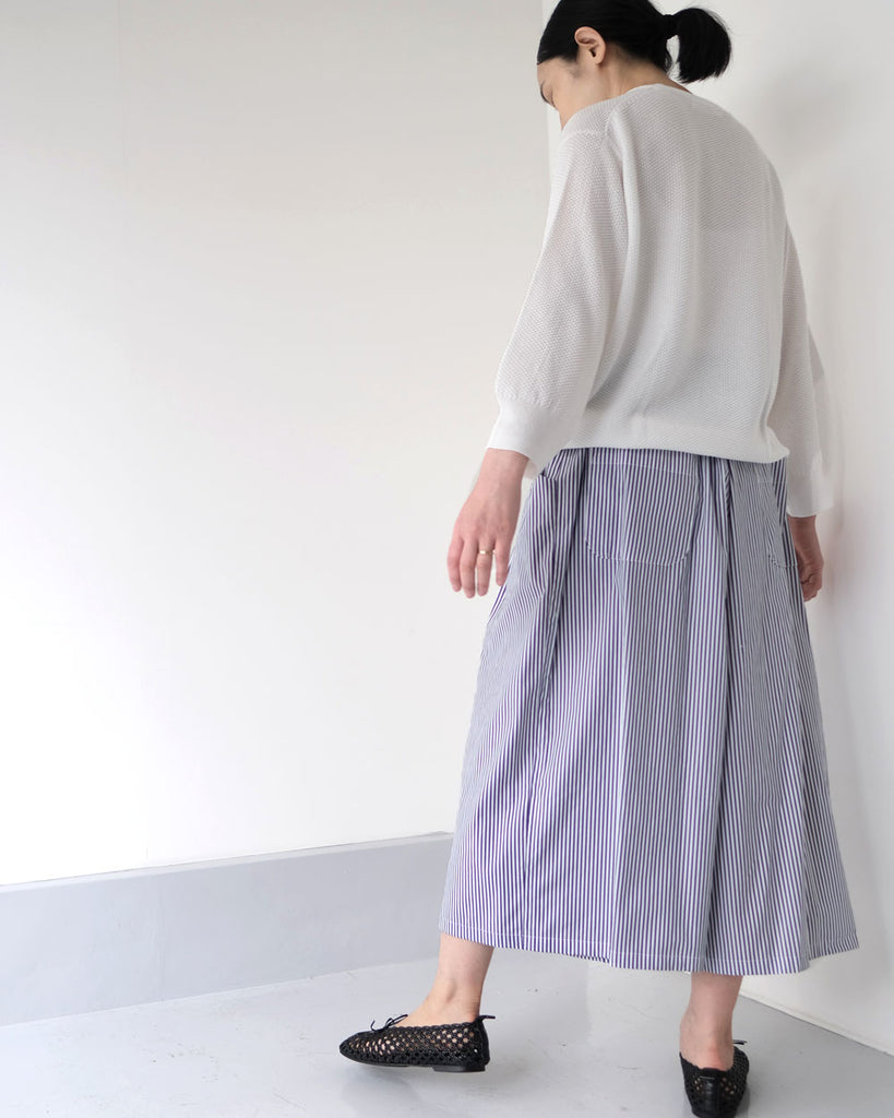 ストライプ(Navy)