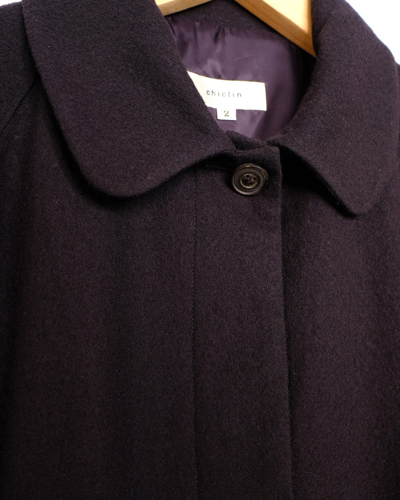 ネイビー(ウール縮絨)