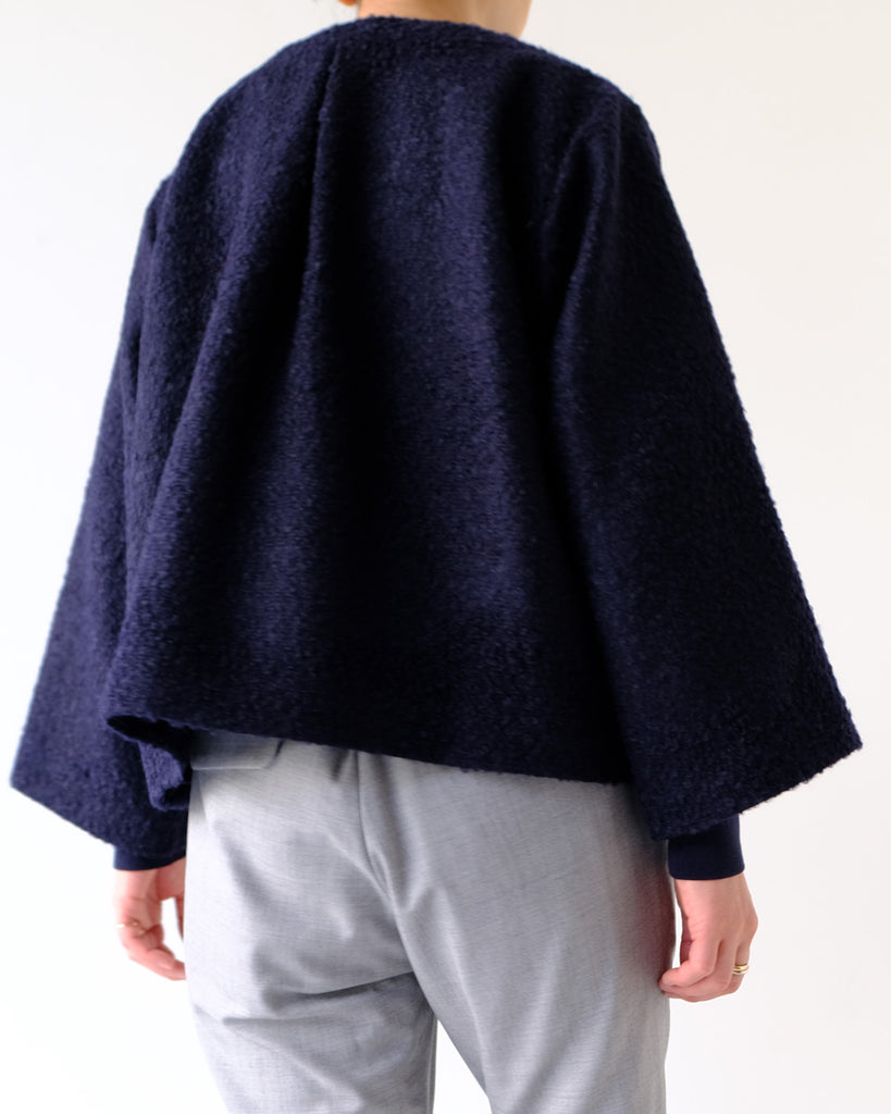 モヘアループグログラン(ネイビー)