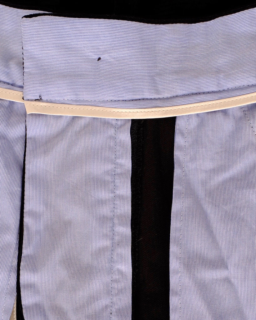 ブラック/ウエスト裏、前持ち出し裏、ポケット袋布