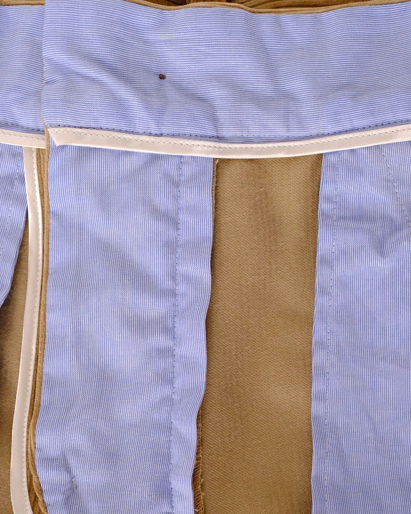 ベージュ/ウエスト裏、前持ち出し裏、ポケット袋布