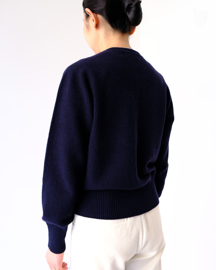 ネイビー *ボトムス/Martheウールパンツ