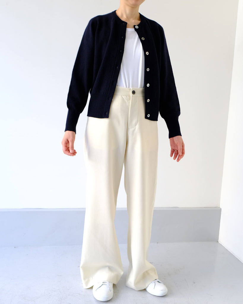 ネイビー *ボトムス/Martheウールパンツ