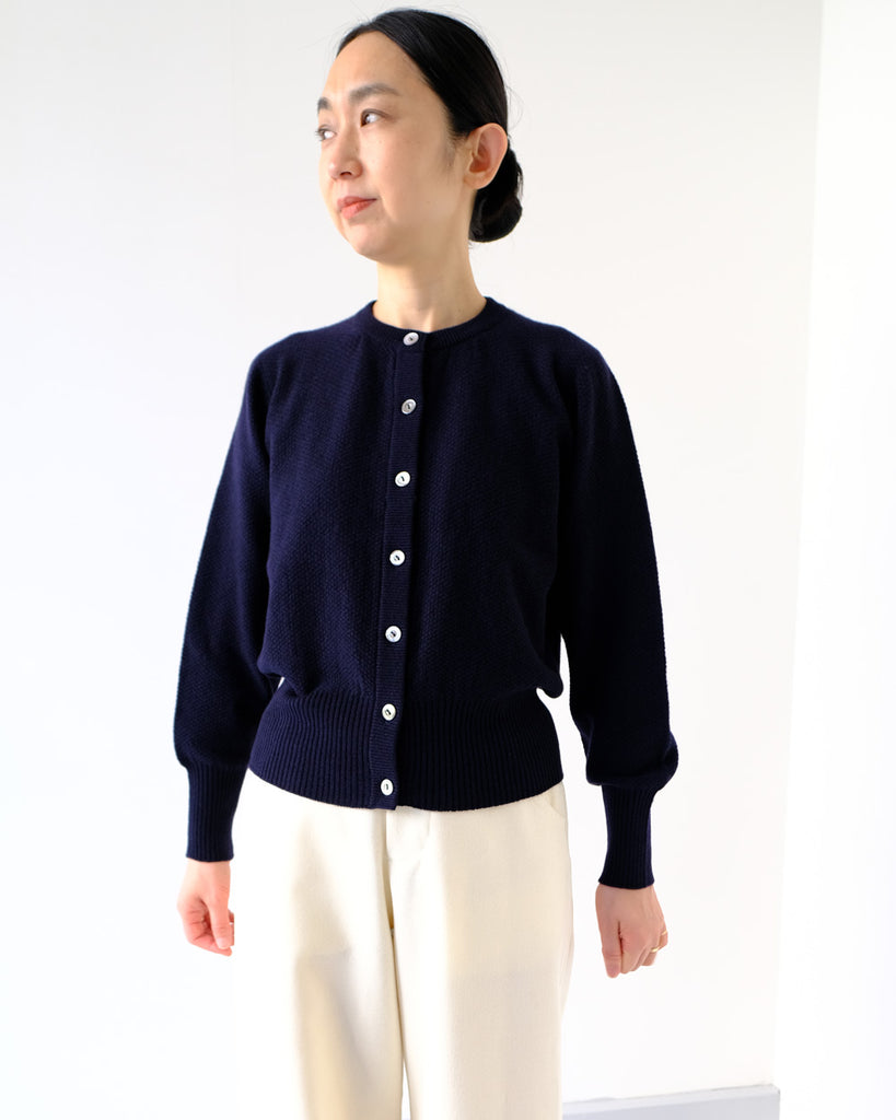 ネイビー *ボトムス/Martheウールパンツ