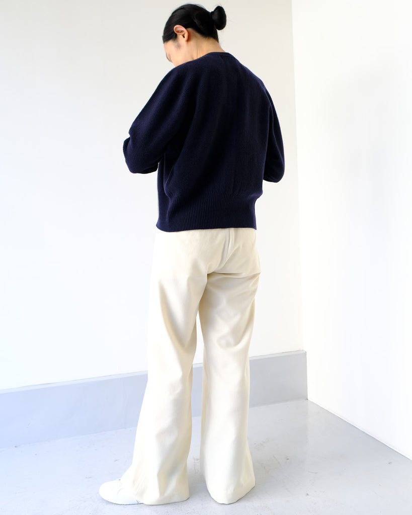 ネイビー *ボトムス/Martheウールパンツ