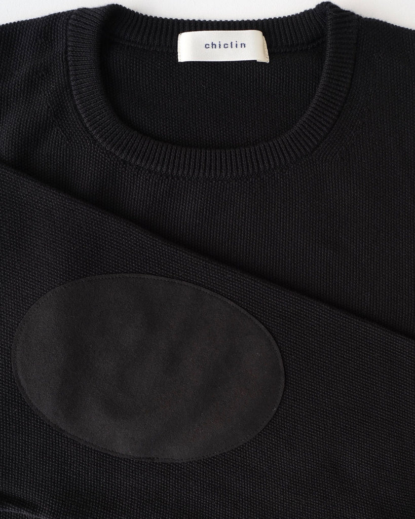 ブラック 肘パッチ