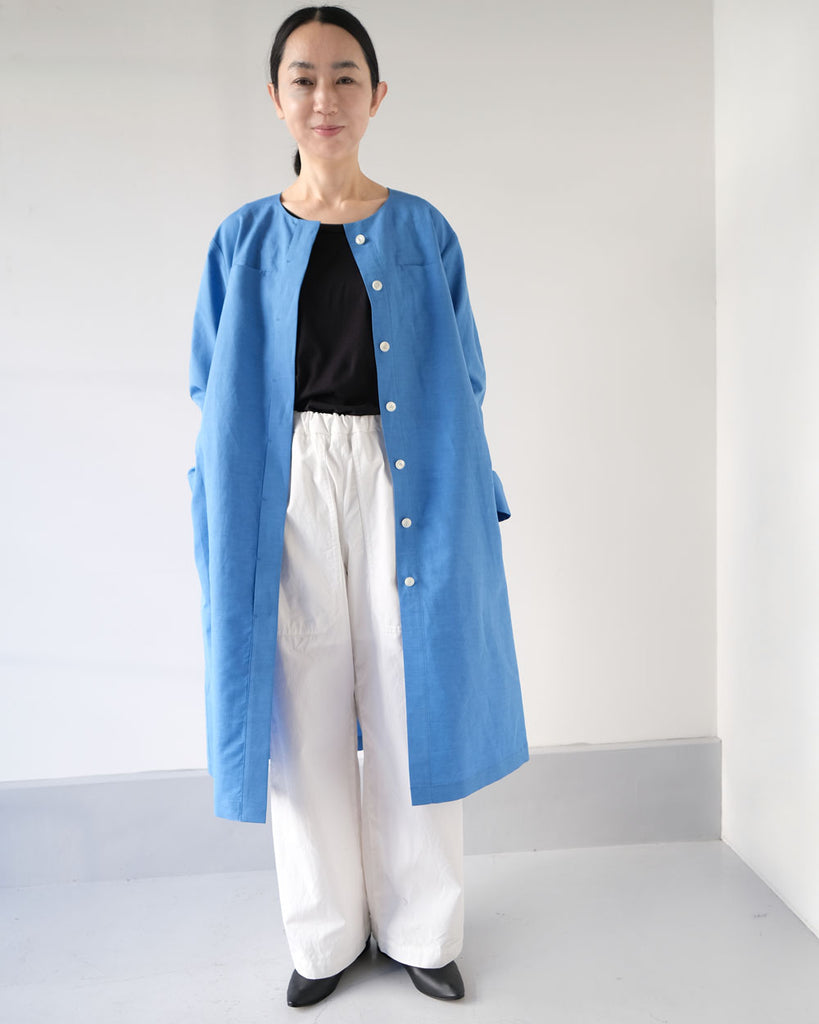 ブルー(コットンリネン)