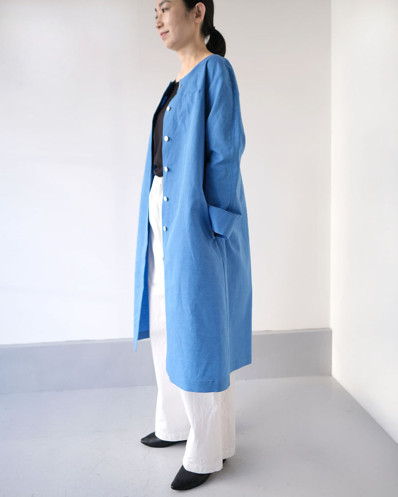 ブルー(コットンリネン)
