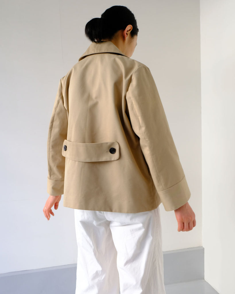 ベージュ(コットン)*ボトムス/新チューブパンツ(ホワイト)