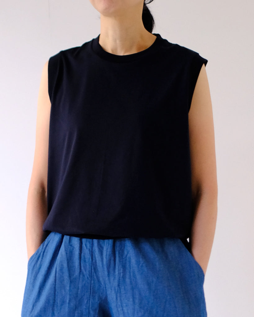 Navy *ボトムス/イージーベイカーパンツ(インディゴ)