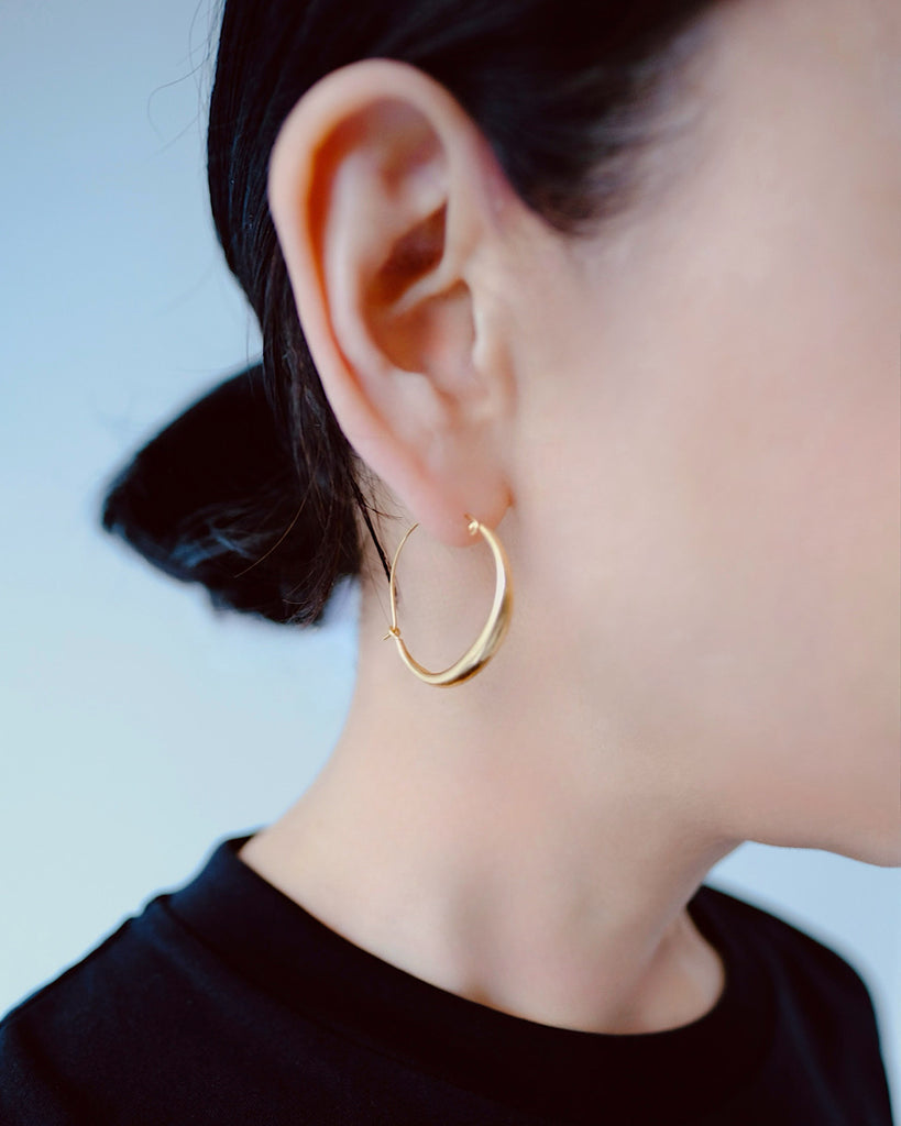 atelier ess CRESCENT フープ ゴールドカラー no.12