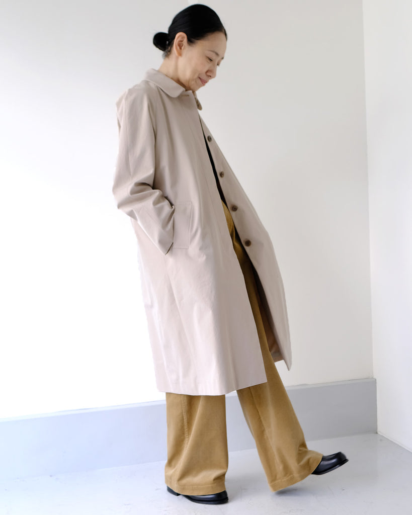 サーモンベージュ（コットン）　*ボトムス／Martheコーデュロイ パンツ（ベージュ）