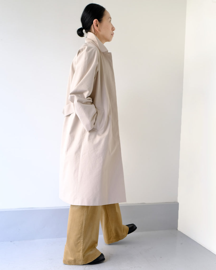 サーモンベージュ（コットン）　*ボトムス／Martheコーデュロイ パンツ（ベージュ）