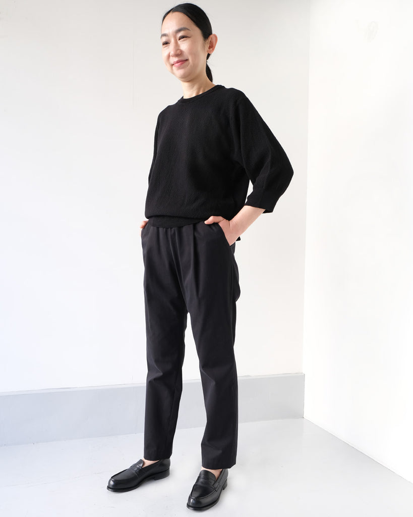 Black  （*ボトムス／スティックイージーパンツ） 