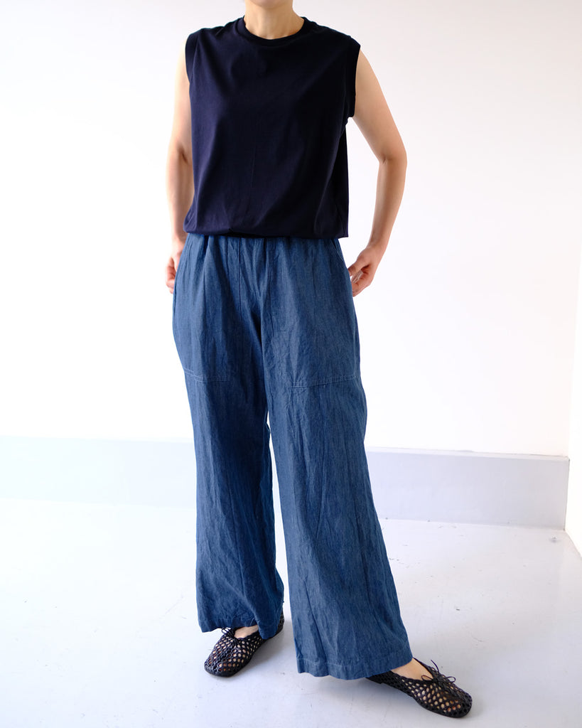 Navy  *ボトムス／イージーベイカーパンツ（インディゴ）