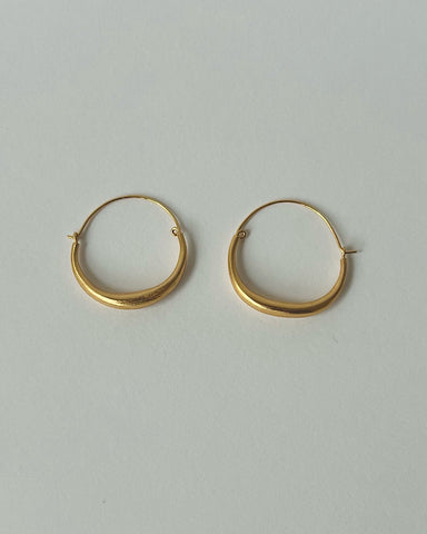 atelier ess CRESCENT フープ　ゴールドカラー no.12