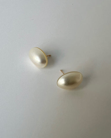 yorikojewellery Mabe pearl earrings