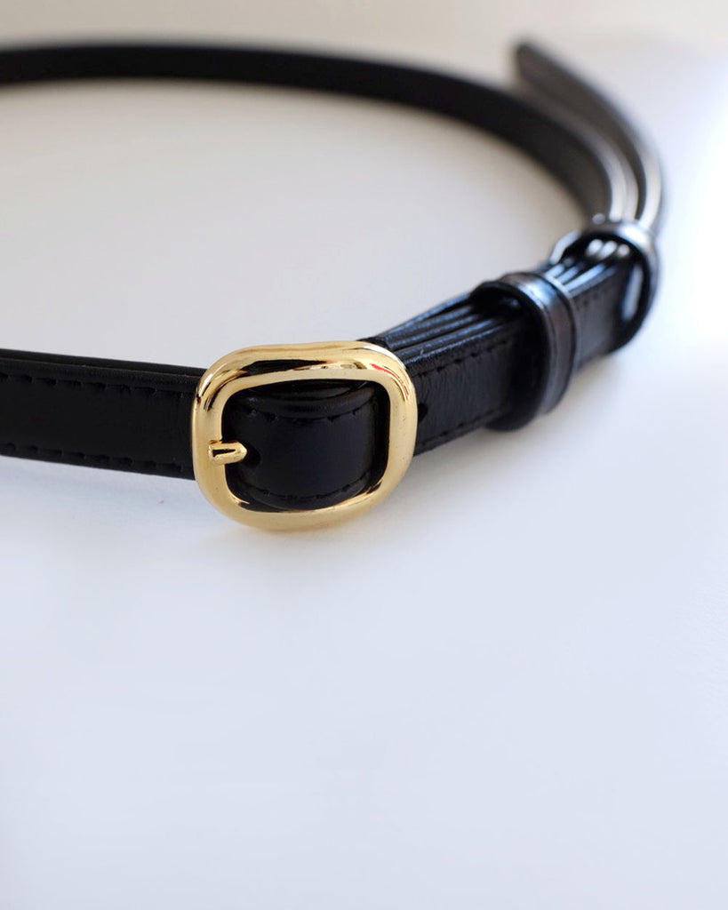 chiclin Leather belt(15mm)